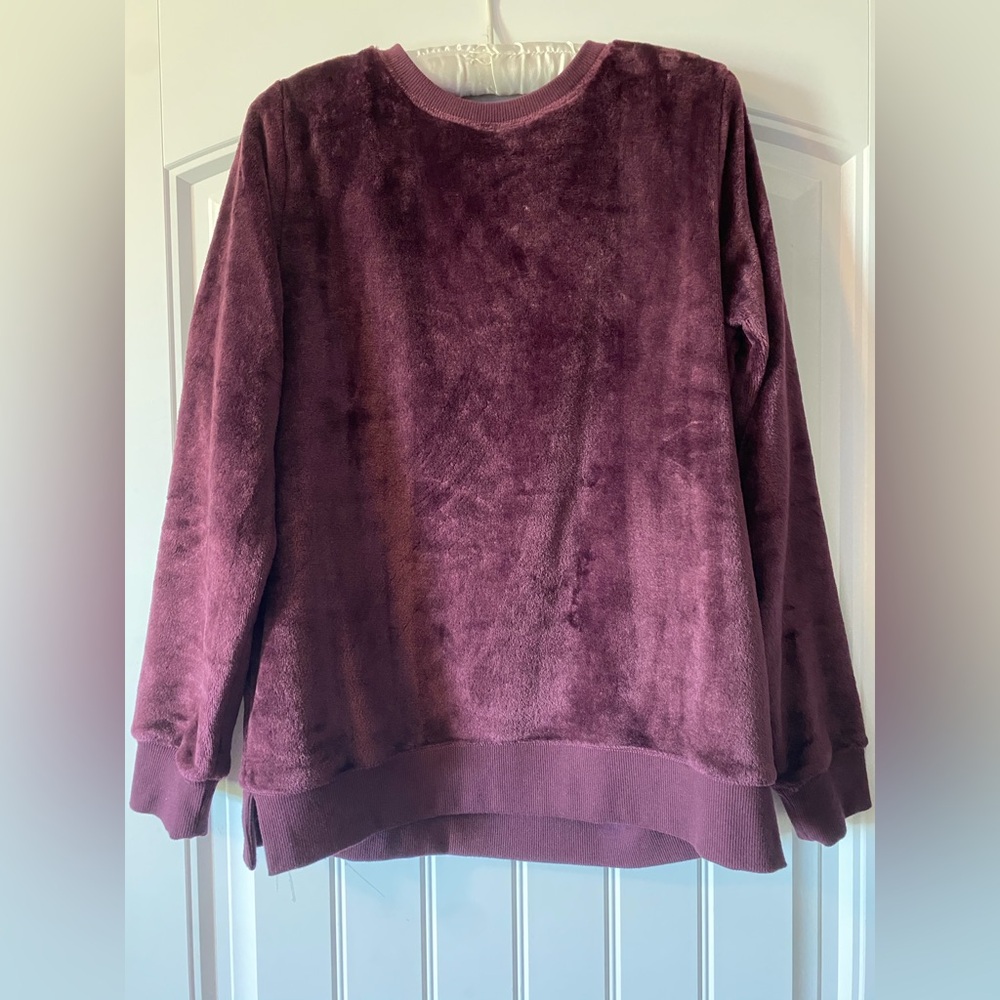Purple sweatshirt